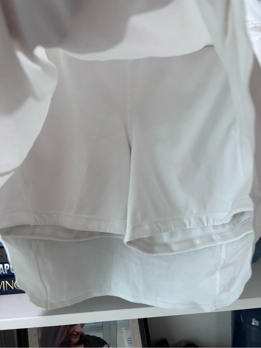 Athleta White Active Skirt Skort Sz M